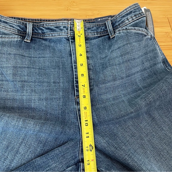 Talbots Wide Leg Crop Jean High Waisted New with Tags - Size 14 - Picture 6 of 13